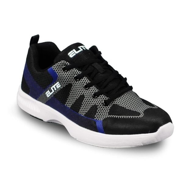 ELITE Men's Peak Bowling Shoes - 40% Lighter, Breathable Knitted Uppers, Universal Soles