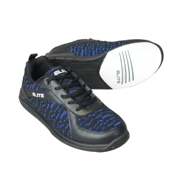 ELITE Men's Pinnacle Bowling Shoes - Lightweight, Universal Sliding Soles, Comfortable, and Performance-Enhancing