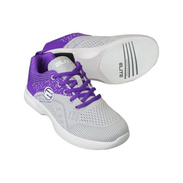 ELITE Women's Comfort Bowling Shoes - Universal Slide Soles, Ultra Light-Weight Mesh Athletic Style for Bowlers