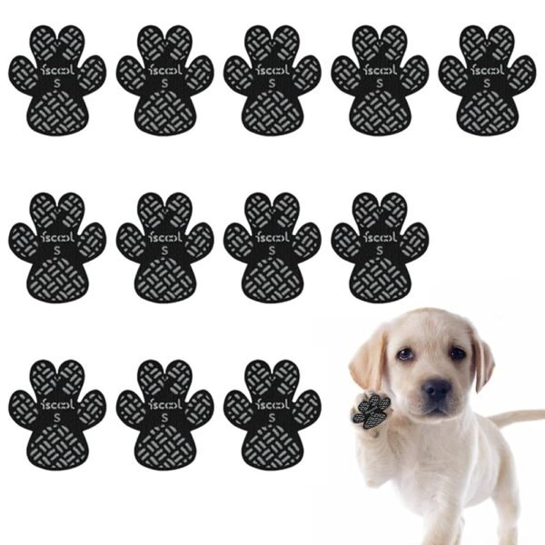 shudyear Paw Protection Anti-Slip Handle Prevents Your Dog from Slipping on Hardwood Floors,Perfect for hot Roads,Disposable self Adhesive Dog Shoes Boots Socks Replacement...